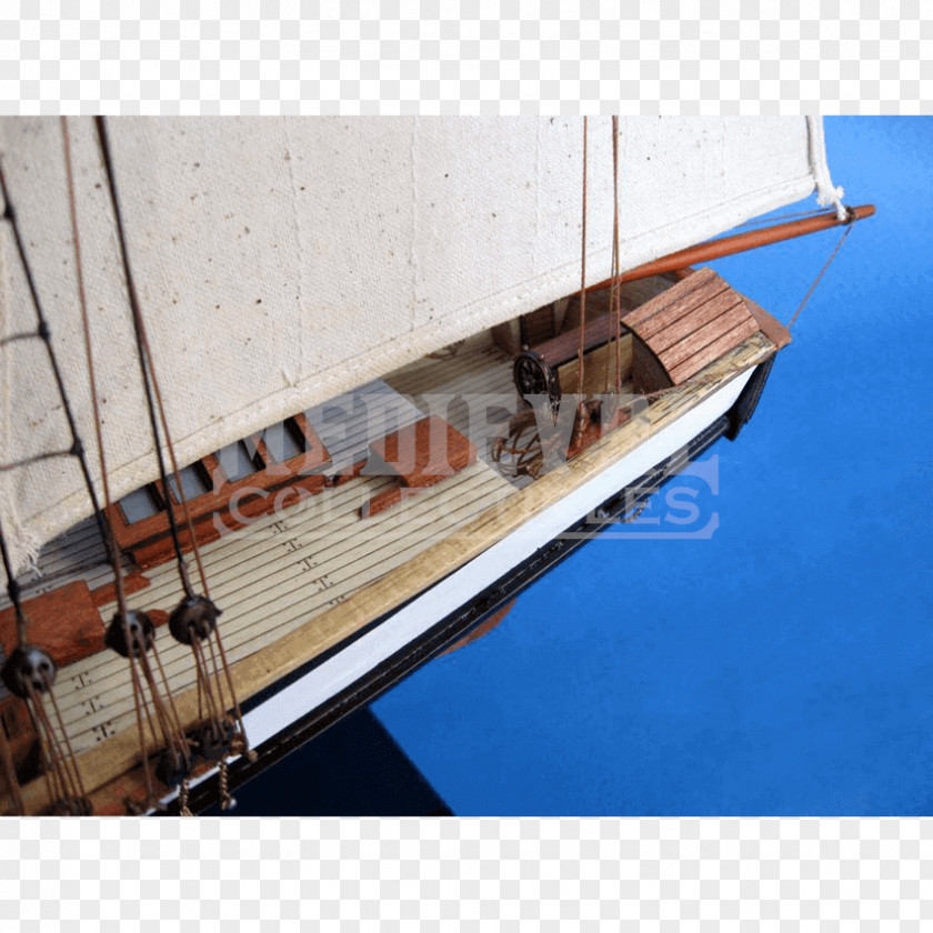Ship Replica Yawl Boat Galley Model PNG