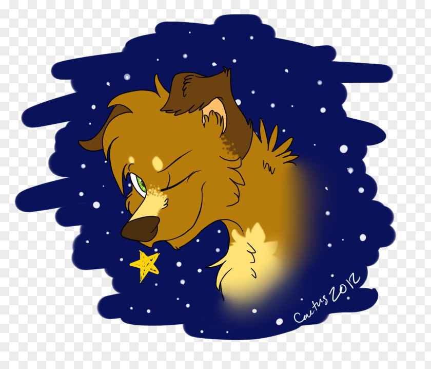 Starry Eyed Canidae Bear Cat Dog PNG