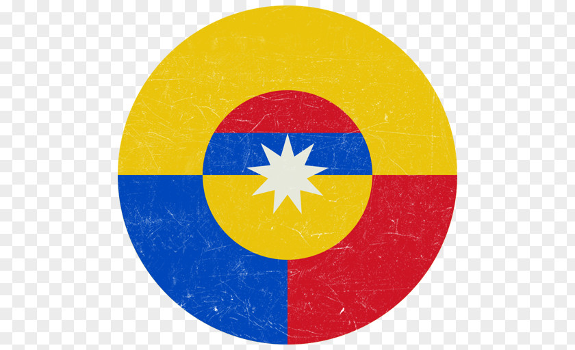Thunder Colombian Air Force Cockade Roundel PNG