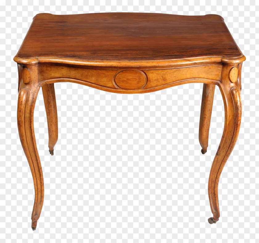Walnut Drop-leaf Table Rococo Furniture 1860s PNG