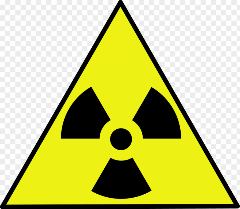 Warning Sign Clipart Label Radiation Radioactive Waste HAZMAT Class 7 Substances PNG