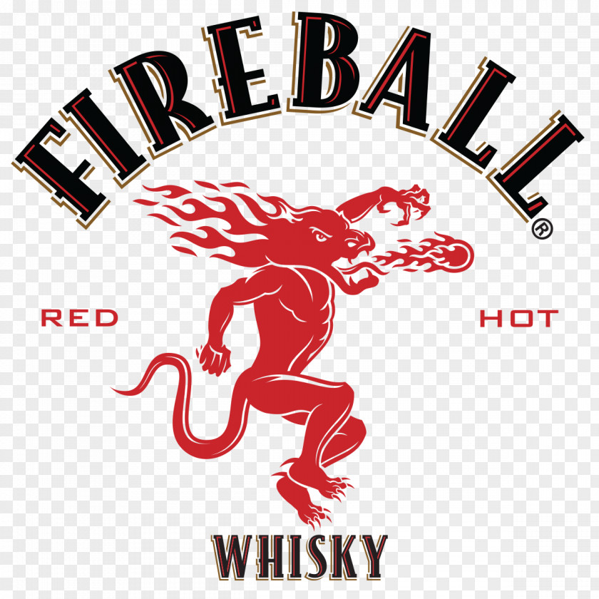Fireball Bourbon Whiskey Distilled Beverage Canadian Whisky Rye PNG