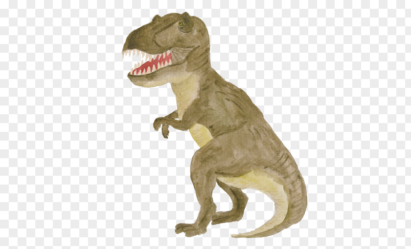 Painting Tyrannosaurus Watercolor Poster PNG