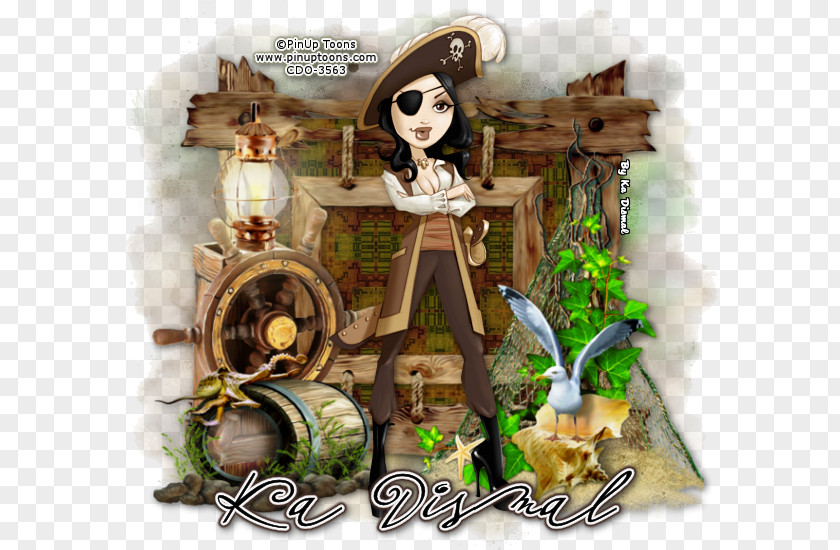 Pirate Border Figurine PNG