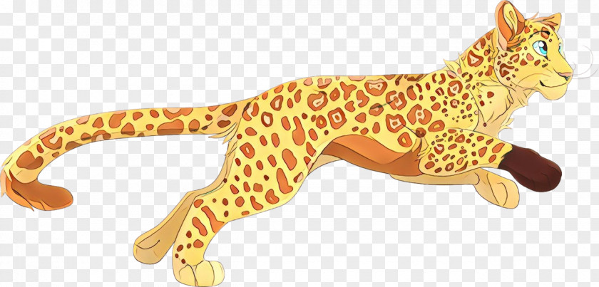 Plush Jaguar Cartoon Cat PNG