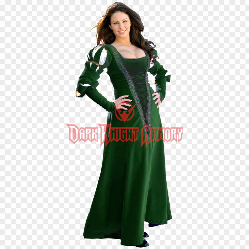 Renaissance Dress Ball Gown Robe Costume PNG