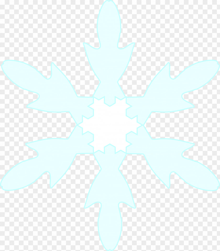 Snowflakes Leaf Symmetry Pattern PNG