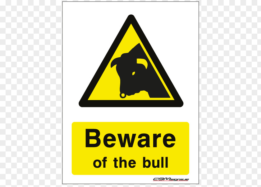 Bull Dog Traffic Sign Hazard Symbol Warning Landslide PNG