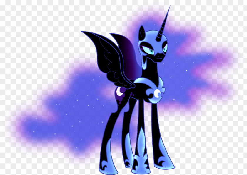 Dagames Princess Luna Pony Color Sticker PNG