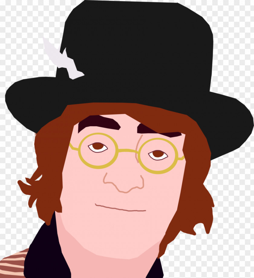 John Lennon Glasses Nose Cowboy Hat Clip Art PNG