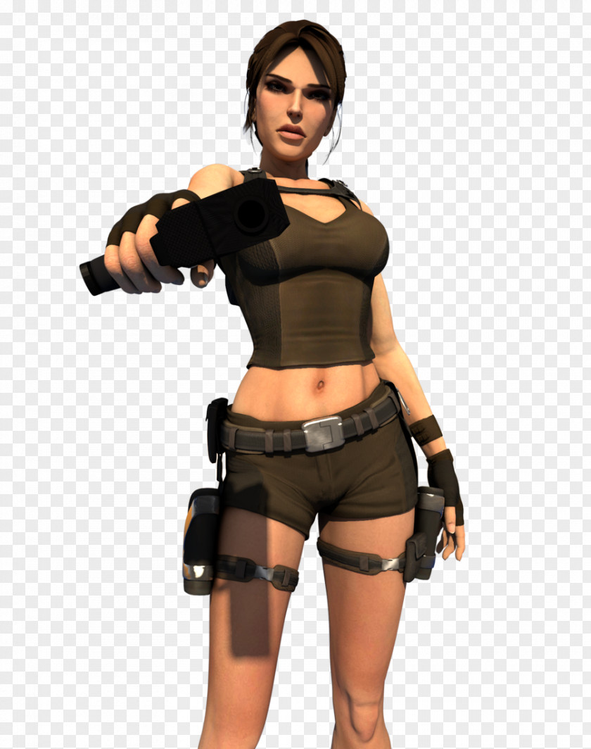 Lara Croft Go Finger Costume Shoulder PNG