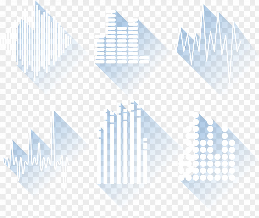 Pixel Reflection Sound Wave Curve Picture PNG