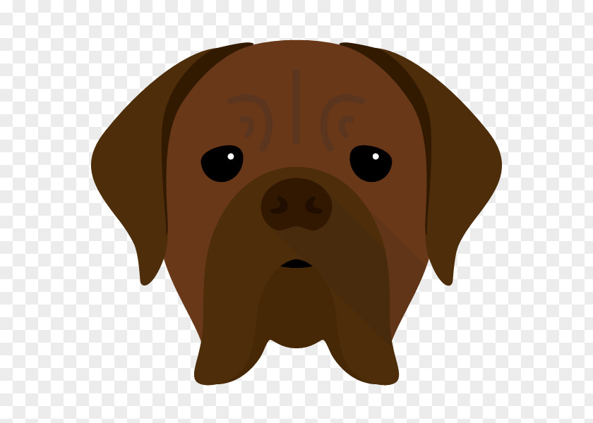 Bordeaux Icon Dogue De Dog Breed Dogo Snout PNG