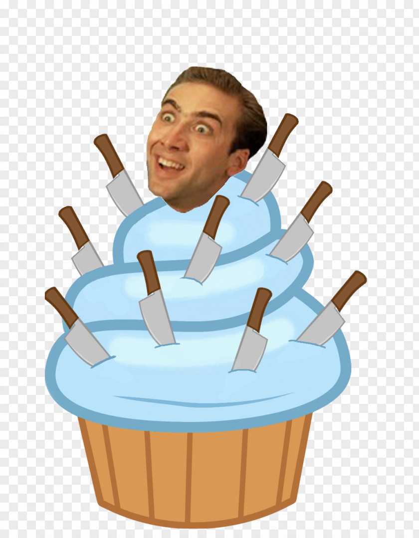 Cup Cake Nicolas Cage Professional PNG
