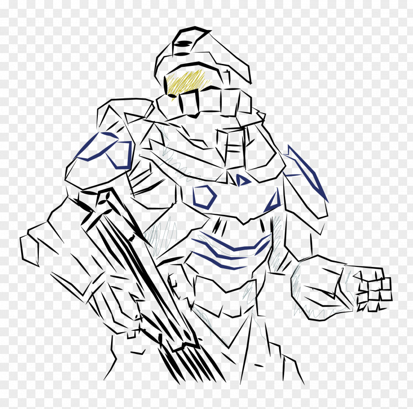 Master Chief Clip Art Headgear /m/02csf Drawing Line PNG