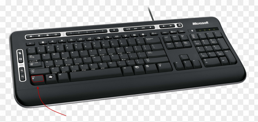 Microsoft Computer Keyboard Digital Media 3000 USB Natural PNG
