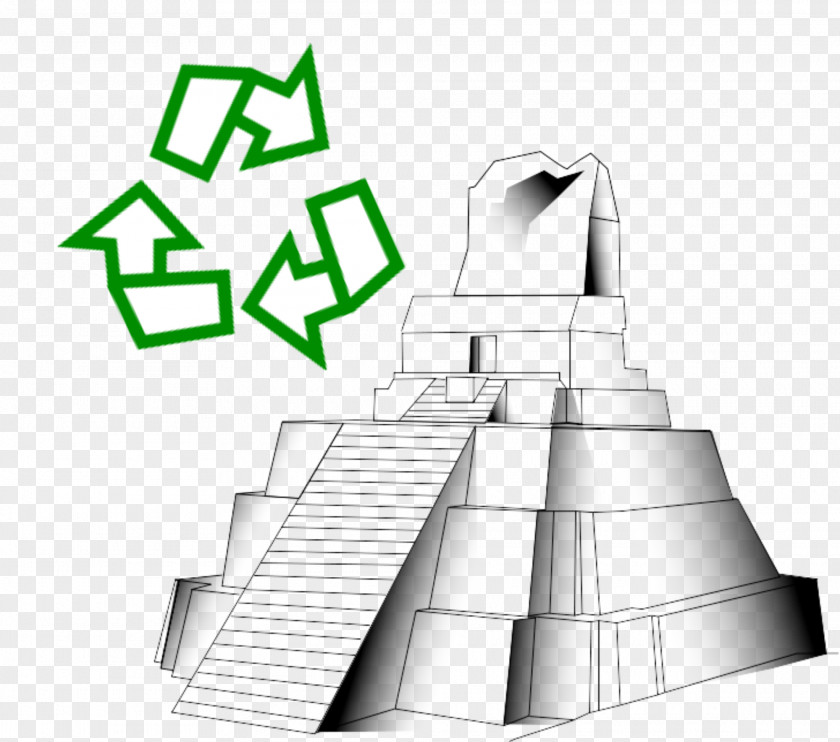 Mixtec Recycling Symbol Clip Art PNG