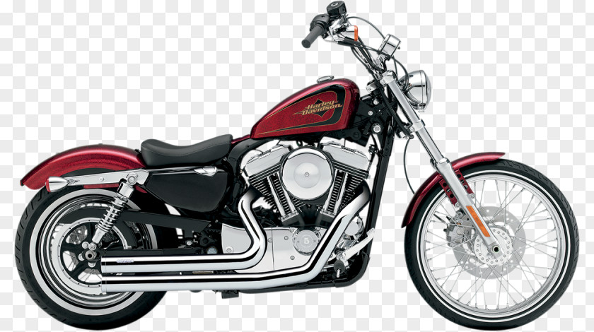 Motorcycle Harley-Davidson Sportster Super Glide Softail PNG