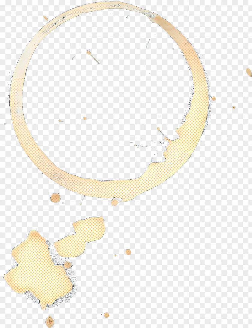 Beige Stain Yellow Background PNG