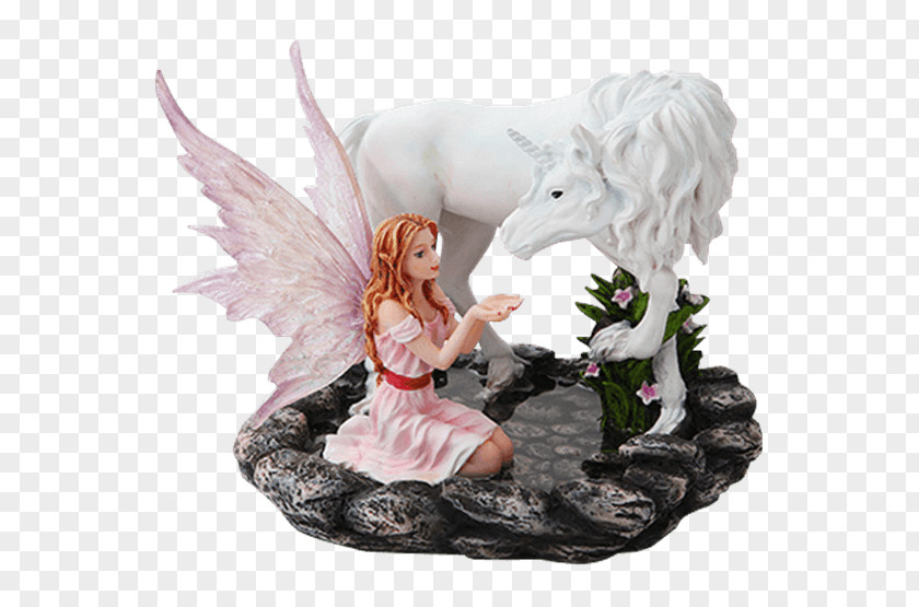 Fairy Unicorn Figurine Legendary Creature Statue PNG