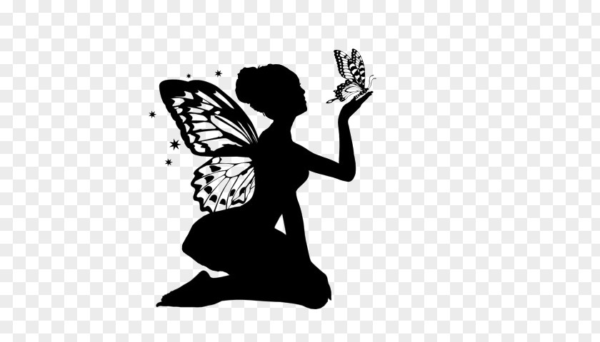 Silhouette Drawing Image Clip Art Fairy PNG