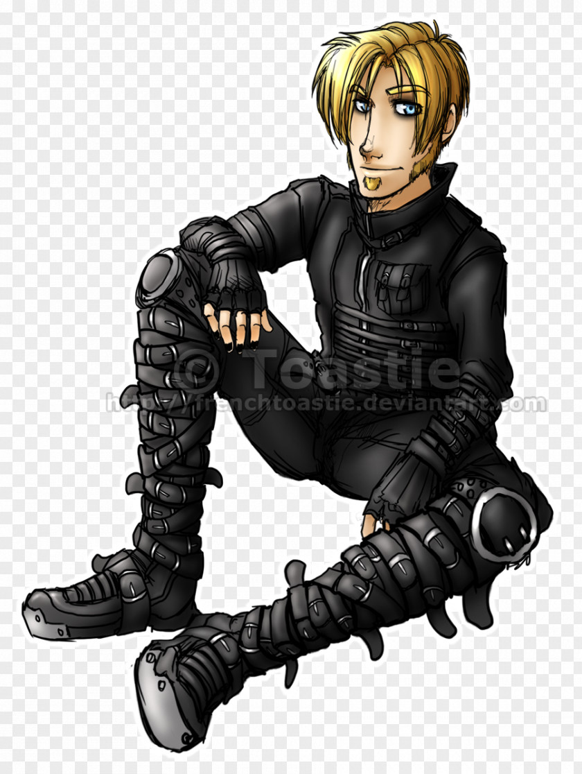 Young Man Black Hair Shoe Character PNG