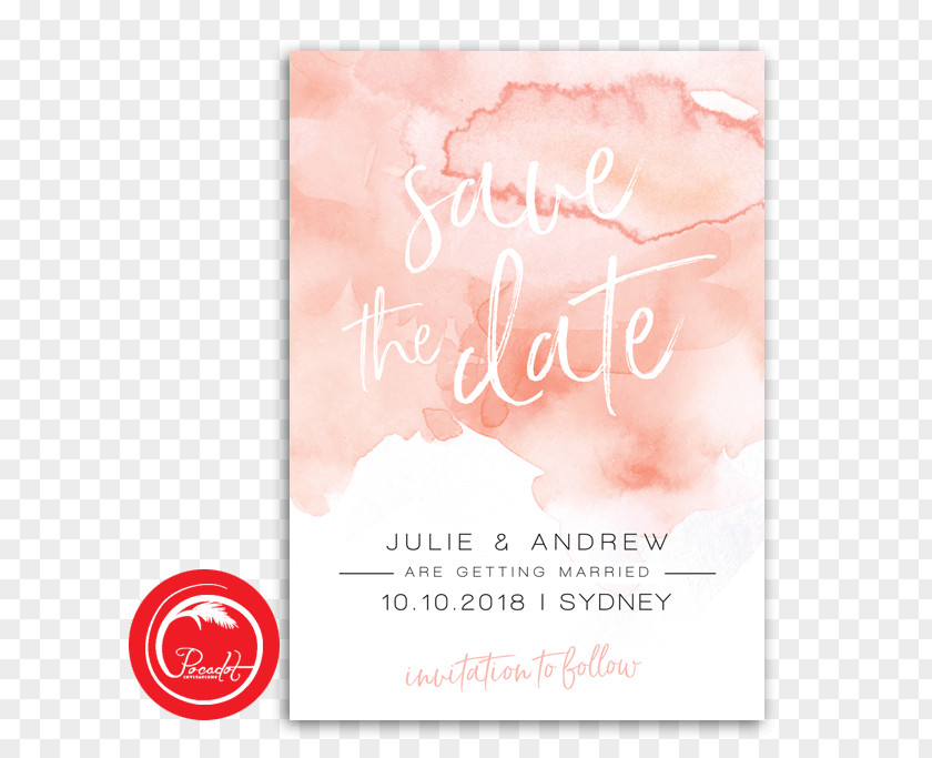2017 Wedding Card Invitation Save The Date Watercolor Painting Engagement PNG