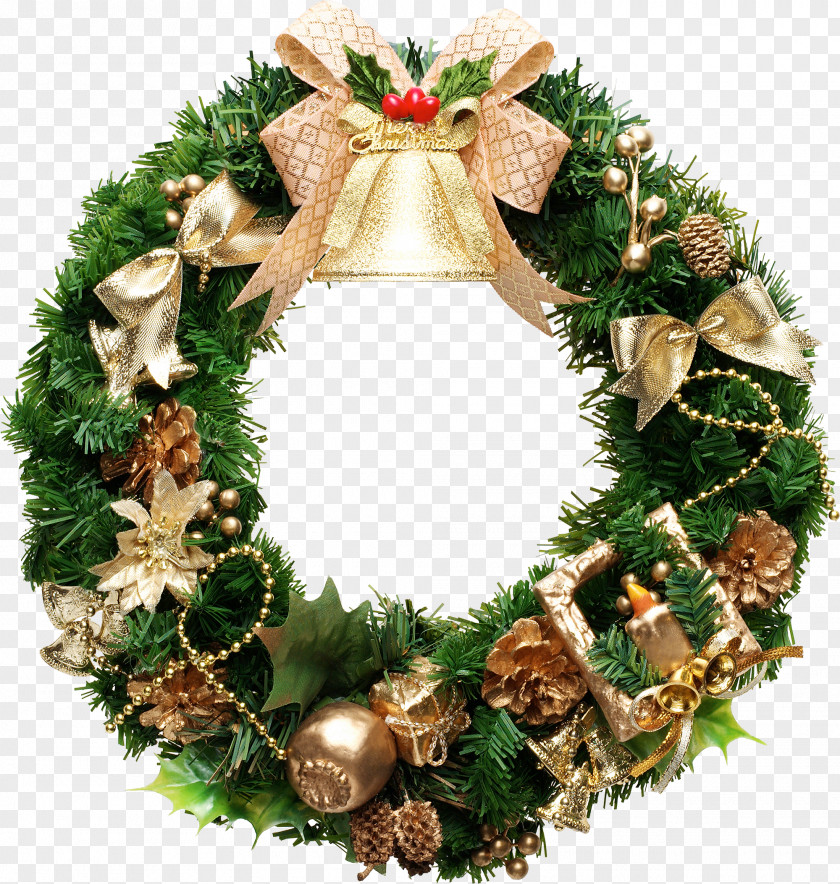 Bowknot Advent Wreath Christmas Decoration New Year PNG