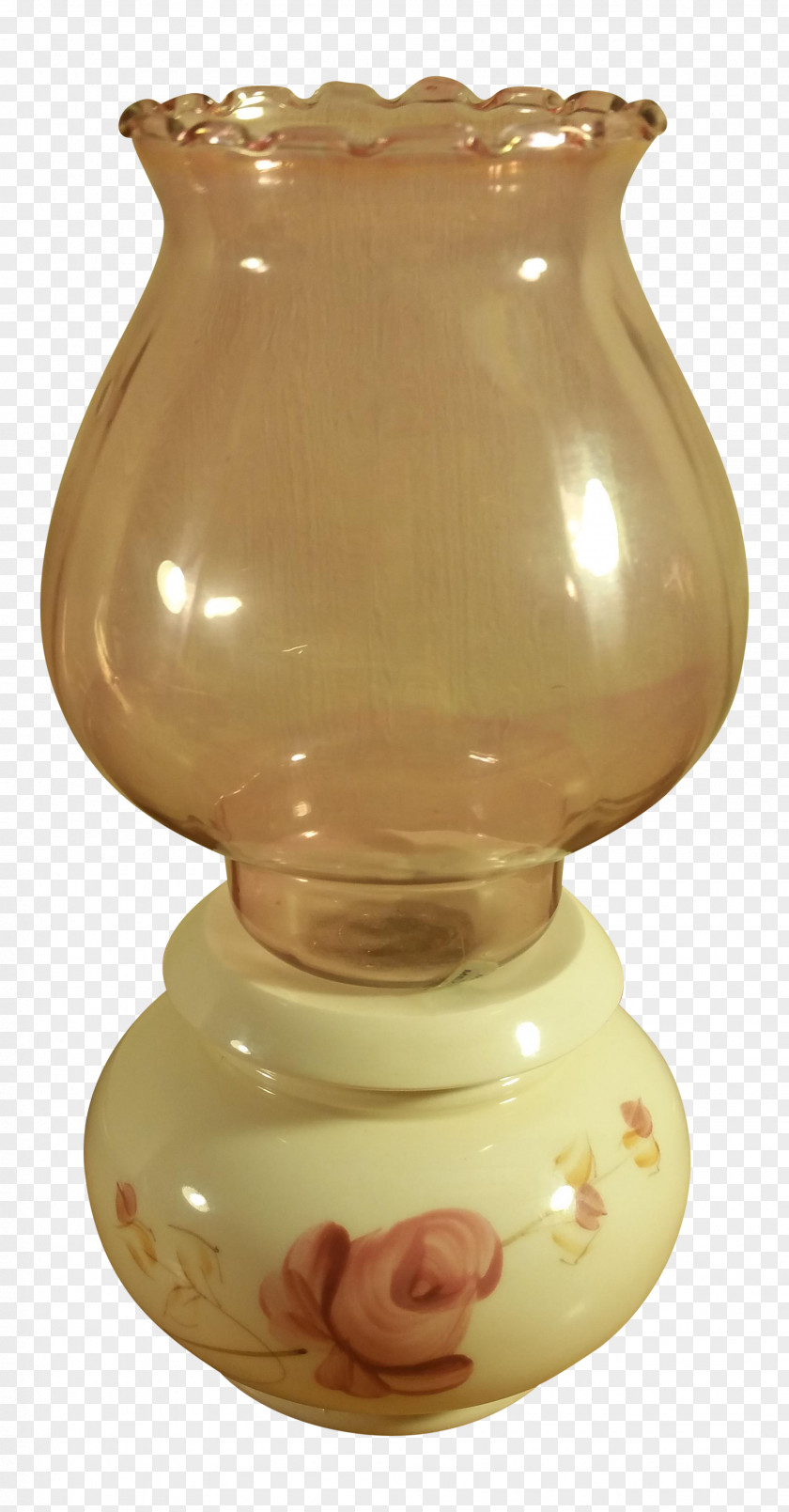 Hand Painted Candle Vase Ceramic Urn PNG