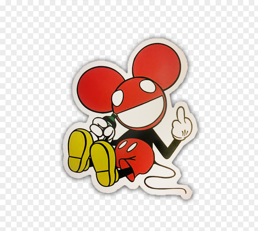 Middle Finger Mickey Mouse Minnie Mousing Sticker PNG