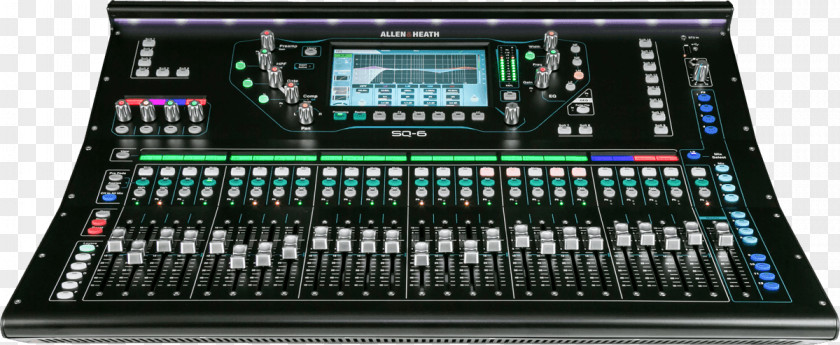 QUÍMICA Allen & Heath Audio Mixers Digital Mixing Console Disc Jockey Fade PNG