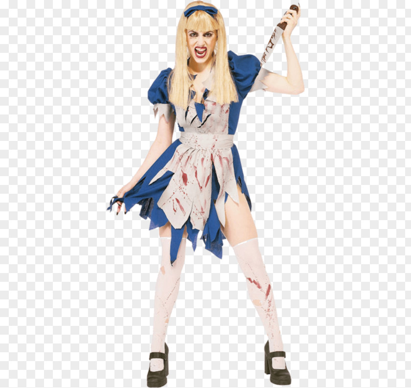 Alice In Wonderland Dress Alice's Adventures Costume Party Halloween Clothing PNG