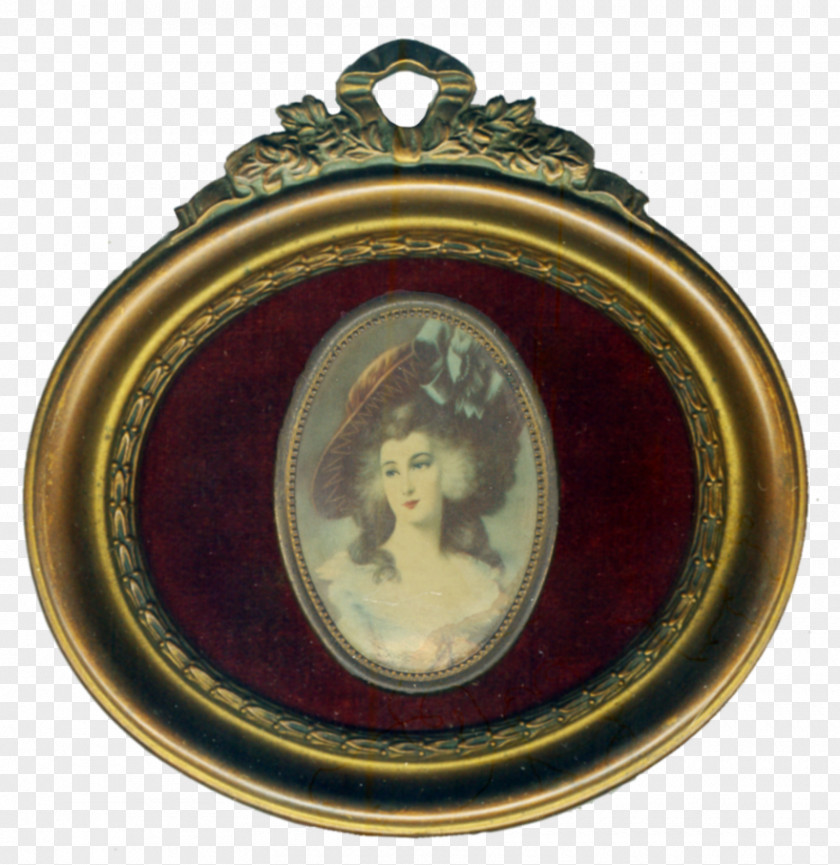 Cameo 01504 Medal Antique Oval PNG
