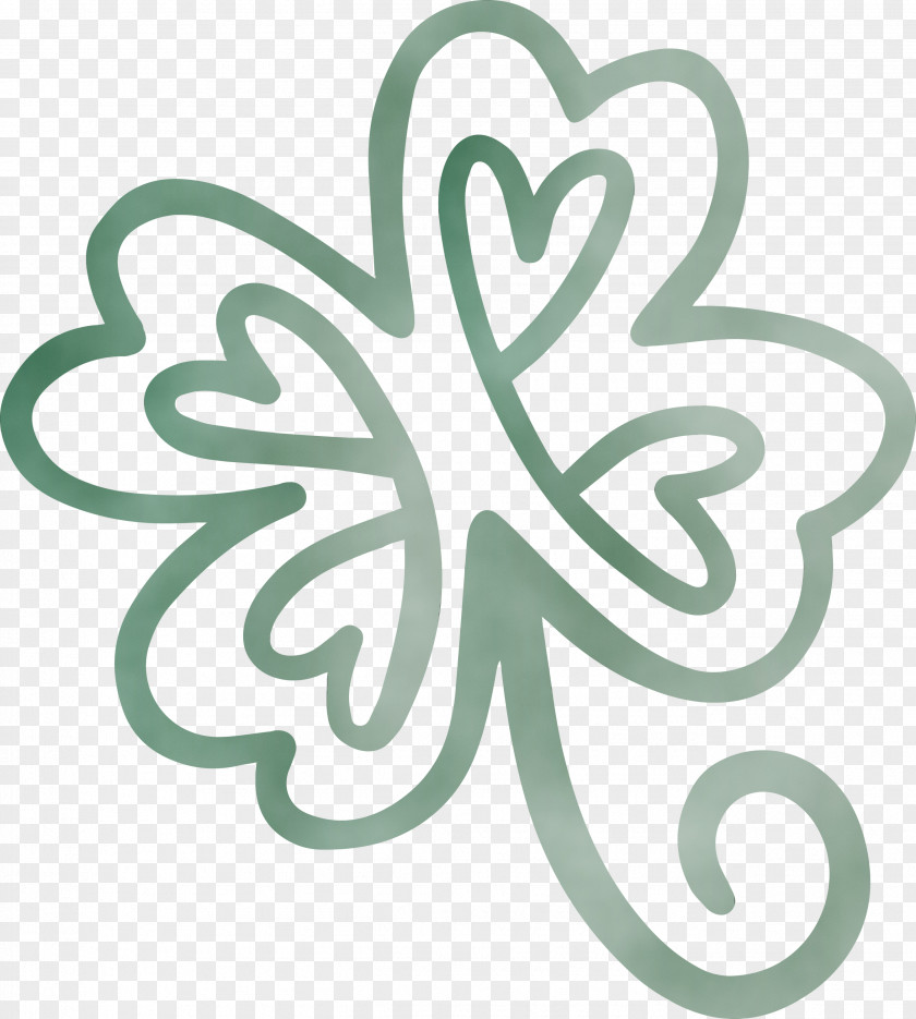 Green Leaf Symbol Plant Pattern PNG