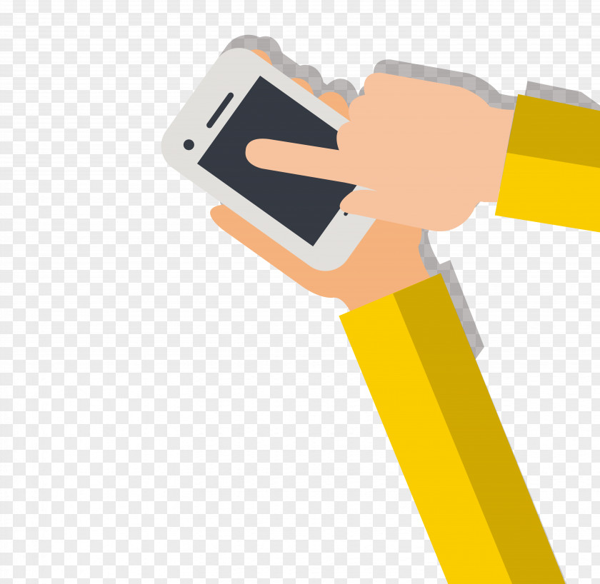 Hand Clicked The Phone Animation PNG