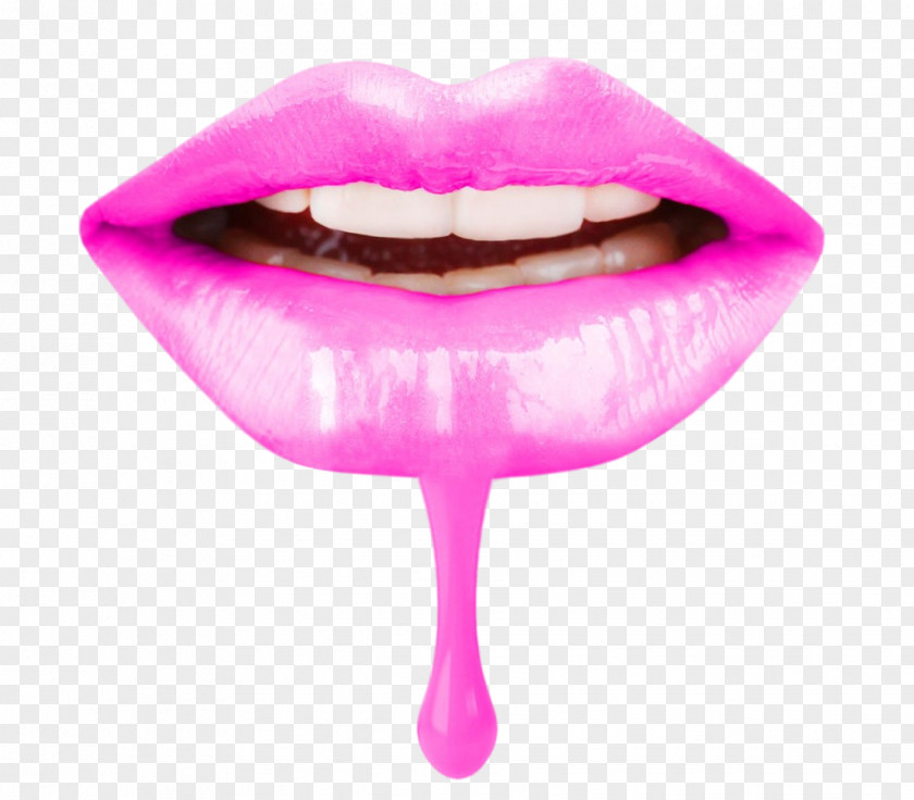 Lip Pink Mouth Gloss Nose PNG