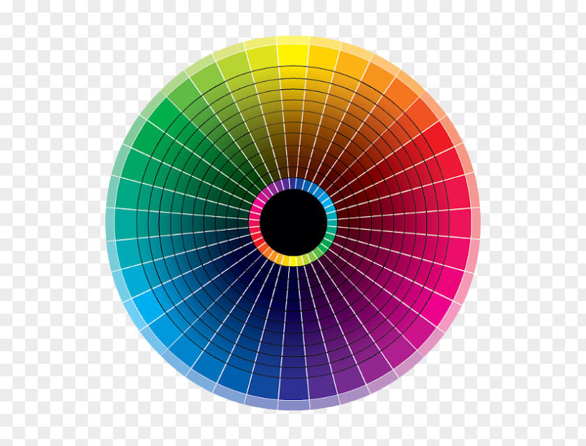Paint Color Wheel Complementary Colors Scheme Theory PNG