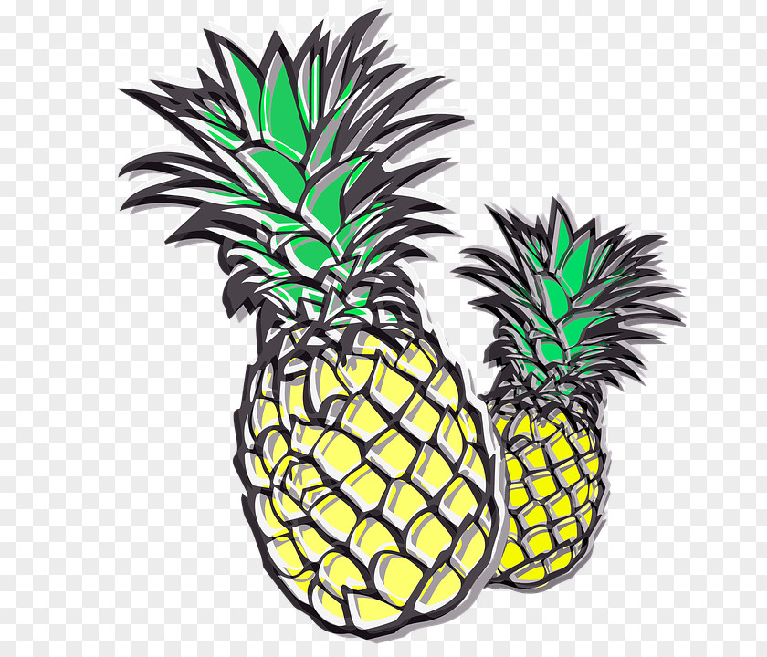 Pineapple Fruit Crisp Food T-shirt PNG