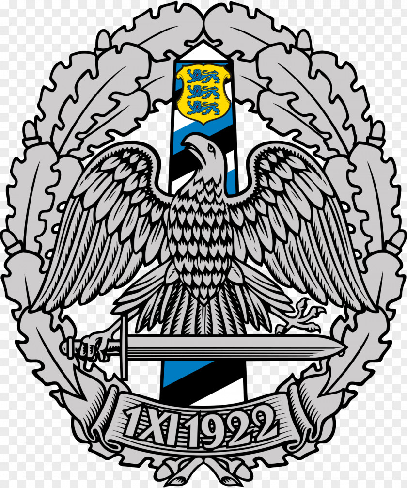 Border Estonian Guard Badge Police And Board PNG
