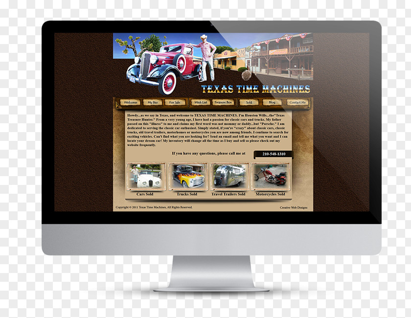 Car Web Design PNG