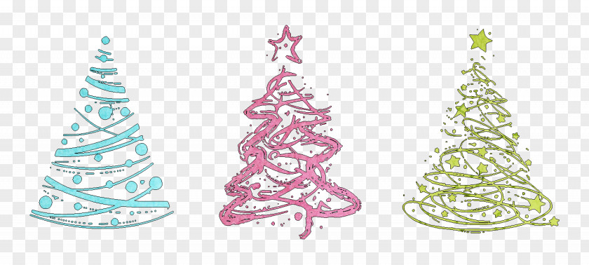 Christmas Tree Art Day Word Ornament PNG