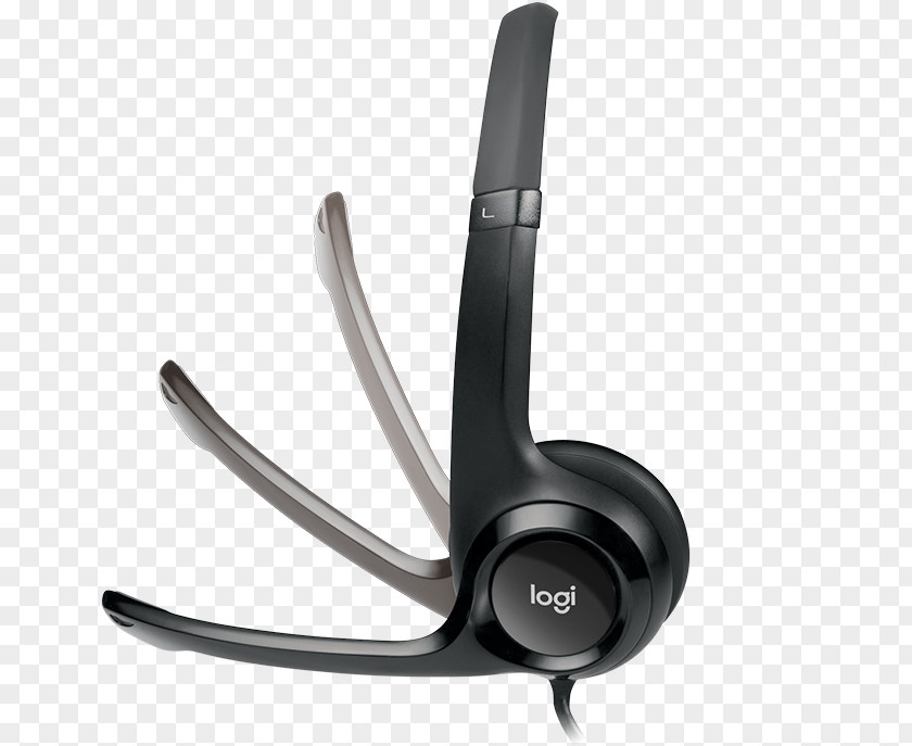 Microphone Noise-canceling Logitech H390 Headset PNG