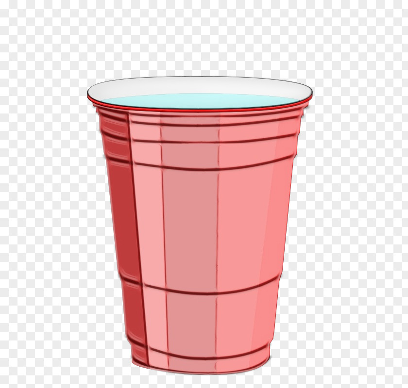 Red Tumbler Plastic Cup Cylinder PNG