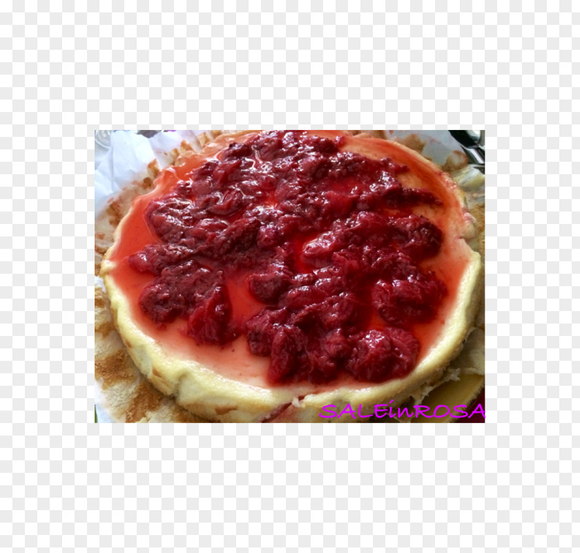 Ricotta Cranberry Sauce Cheesecake Tart PNG