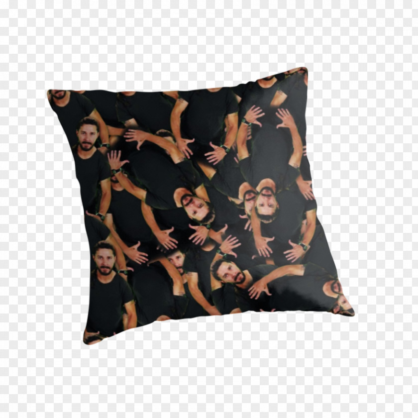 Shia Labeouf Throw Pillows Cushion PNG