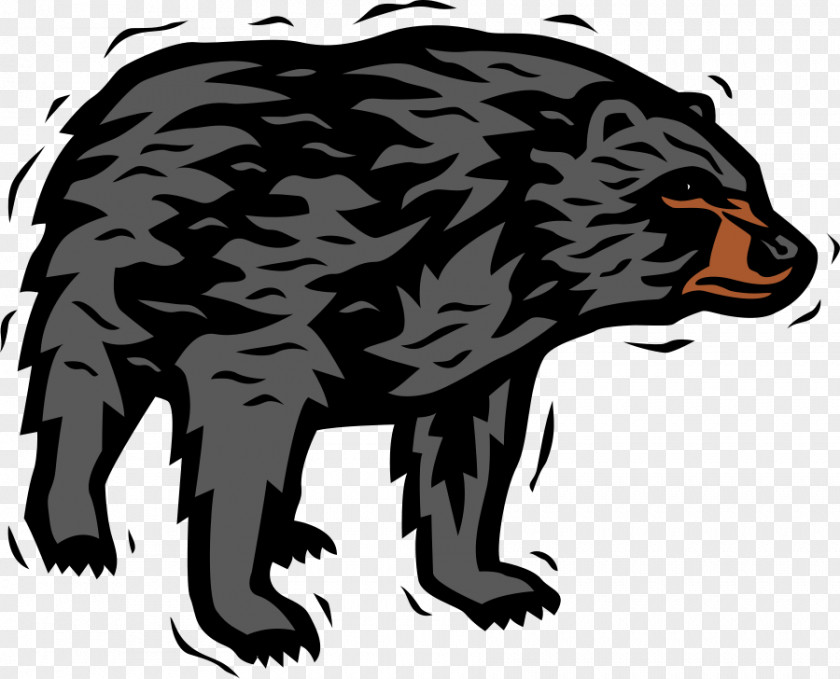 Bear American Black Polar Brown Clip Art PNG