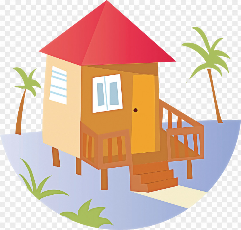 Bungalow Building House PNG