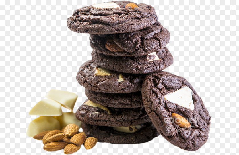 Chocolate Almond Brownie Lebkuchen White Biscuits PNG