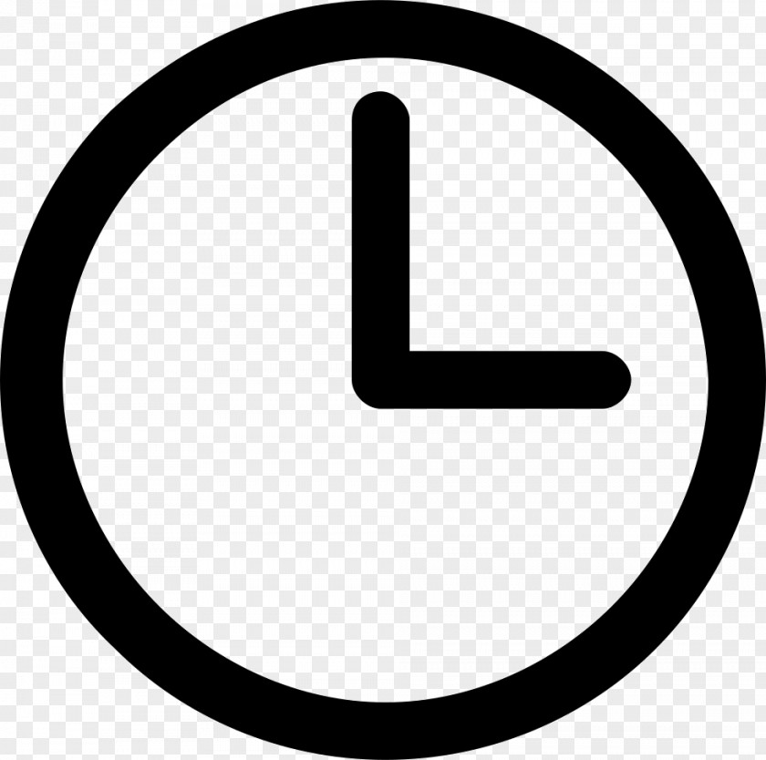 Clock Font Awesome PNG