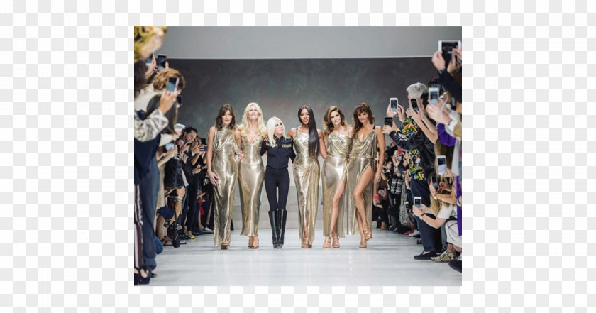Donatella Versace Milan Fashion Week Runway PNG